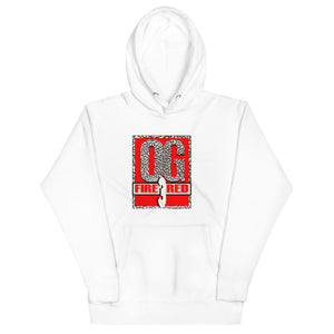 OG FIRE RED 3 HOODIE